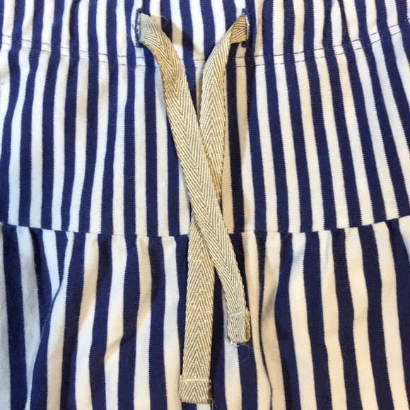 Blue/White Stripes Boden Girl Skort - Picture 6 of 7